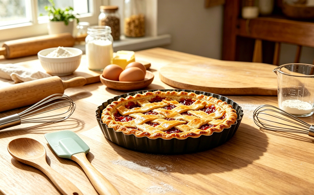 aolijue-5 Simple Steps to Measure a Non Stick Pie Pan Correctly